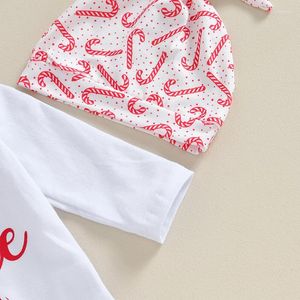 Kleidung Sets Baby Boy Girl Weihnachtskleidung Weihnachten Smoker geborene Hose mit Hut süßes Kind zum ersten Mal nach Hause kommt Outfit