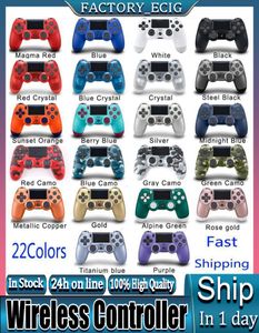 PS4 Titreşim Joystick için Kablosuz Bluetooth Oyun Denetleyicisi 46 Renkler PS4 Oyun İstasyonu için PS4 Oyun İstasyonu1573988