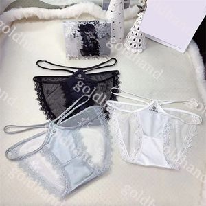 Mode Womens Unterwäsche Höschen Brand Designer gedruckte Slips sexy Spitze atmungsaktives Höschen