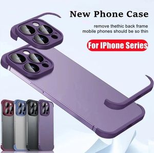 Case di telefoni paraurti per protezione per lenti per la protezione per scosse senza cornice per iPhone 15 14 13 12 11 Pro Max Plus con pacchetto di vendita al dettaglio DHL