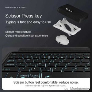 Tablet -PC -Koffer Taschen Magnetische Tastatur Hülle für Mi Pad 5 Mi Pad 5 Abdeckung 11 Zoll Tablette Teclado Rückenbeleuchtet Touchpad Magnetische Tastatur Maus