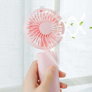 Other Appliances New Electric Mini Fan USB Rechargeable Battery Quiet Handheld Vertical Portable Fan Strong Wind 3-speed Adjustable Home Office J240423