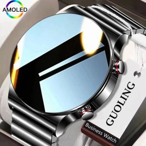 Orologi 454*454 HD da 1,39 pollici display Smart Watch Men Bluetooth Call Show Time Music Player Link Bluetooth Aurnato da cuffia Smartwatch Men