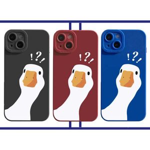 Pararbi per cellulare per iPhone 15 14 12 pro max 13 mini 11pro xs xs xr 7 8 più cover SE 2020 Così carino Case di telefonia tpu morbida per caramelle per anatre idiota idiota Y240423