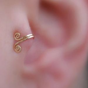Earrings Personlized BOHO Tibet Totem Alloy Clip Earring Punk Non Piercing Tragus Ear Cuff Brincos