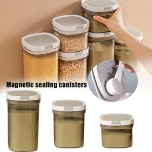 Storage Bottles Sealed Plastic Food Box Cereal Candy Dried Organizer With Jars Storagetank Containers Lid Items Kitchen Fridge Hous H3h0