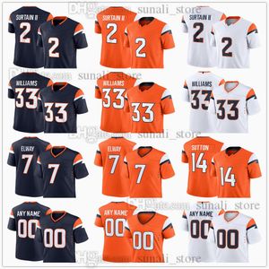 The Mile High Collection New Jerseys For 2024 Football 2 Pat Surtain II 14 Courtland Sutton 33 Javonte Williams 19 Marvin Mims Jr. 49 Alex Singleton 7 John Elway Stitched