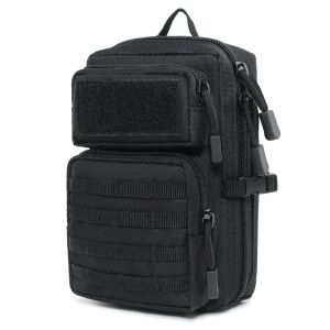 Çantalar taktik molle yardımcı çantası, telefon alet bel çantası tıbbi edc ifak paketi mini tasarımı 3 gün backpack yürüyüşü balıkçılık