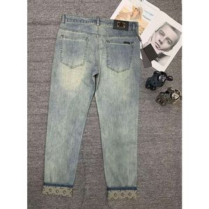 hip hop jeans summer casual pants designer jeans fashion straight pants plus size 40 size 105kg trousers mens clothing