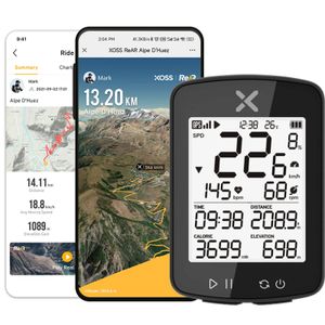 XOSS G2 Plus Bike Computer Ant Cadence Cadence Speed ​​Wireless Coxeter per ciclismo GPS MTB Waterproof Smart Bicycle contacometri240410