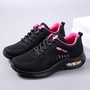 Scarpe casual fashion quadrato danza netta jazz blu navy donne adulte sport sports soft bottom woman ventilation sneaker