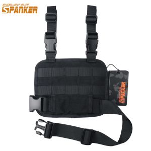 Bags EXCELLENT ELITE SPANKER Tactical Molle Drop Leg Panel with Tool Pouch Pistol Magazine Mag Pouches Hunting Gun Clip Equipment