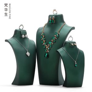 Necklaces Portrait Neck Necklace Display Stand Earrings Ring Jewelry Stand Jewelry Model Creative Display Props