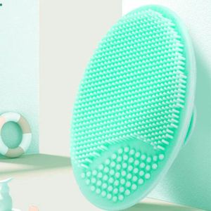 Scrubbers 8 Colors Silicone Face Cleansing Brush Soft Deep Cleaning Exfoliator Facial Cleansing Scrub Skin Care Bath Massager Washing Pad
