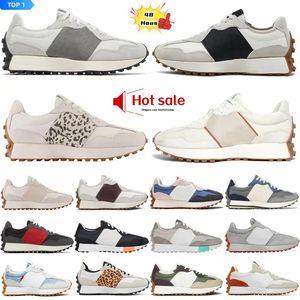 men blance 327 Running Shoes Womens 327s Mens Sneakers Designer Leopard Print Blue Fashion Skateboard Black White Light Grey Khaki Sea Salt OG Casual Shoes New Sports