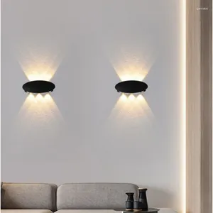 Wandlampe LED LED INDOOR UND DOW ELLIPTICAL INNEAL LICHT ELS Schlafzimmer Wohnzimmer Nacht Korridorbeleuchtung Dekorieren