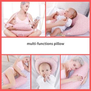 Pillow Breastfeeding Newborn Feeding Multifunctional Nursing Waist Support Pregnant Woman Holding Baby Learning Pillow for Infant