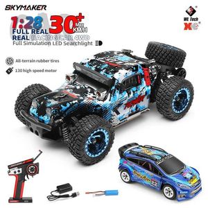 Electric/RC Car WLtoys 1/28 rc car 284010 284161 4WD Drive Off-Road 2.4G 30KM/H High Speed Alloy Car 1 28 Rally Racing Car Toys for Kids Gift T240422