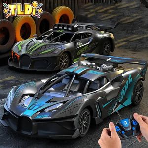 RC Car Toys for Boys Remote Control Racing Car 4CH Radio-Controllolled Electric Sports Car Моделируемая модель детей GFIT 240412