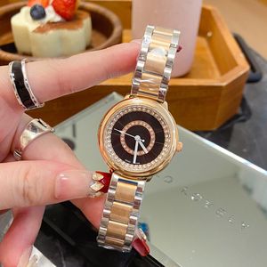 luxury diamond womens watch top brand wristwatches designer lady watches for women christmas birthday Mother's Day Gift high quality Stainless Steel band