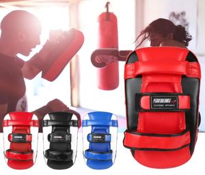 Boxhandschuh Kick Boxing Muay Thai Stanzkissen gebogene Streikschild Outdoor Sports Mitten Übung Equipment2207545