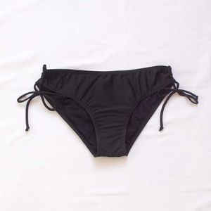 Yüzme Giyim S-XXXL Katı Seksi Thong Bikini Bikini Bandage Bikinis Kadınlar Bottom 2024 Artı Beden Mayo Mayo Mayo Takımında 171T 240423