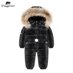 Coats Orangemom Loja Oficial dos meninos do casaco Snow Use quente no inverno macacão de inverno Casacos infantis roupas de neve menina menina de inverno roupas