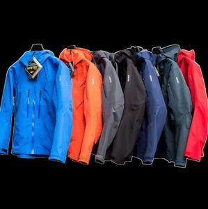 Mens Jackets ARC 2024 Fashion 1 Three Layer Outdoor Waterproof Jacket For Men Women GORETEXPRO SV Male Casual Lightweight Hiking 6611ess