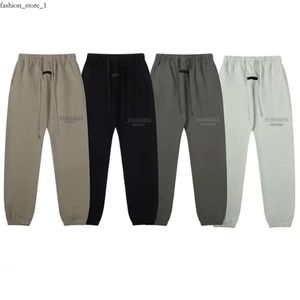 EssentialSpants Designerin Jogginghose Herren Frauen Hosen losen Jet Schwarz verlängern