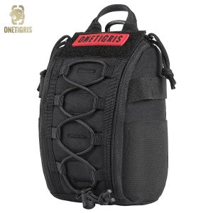 Survival Onetigris First Aid Medical Bag Pack Medical Kit Snabbavackning EMT/First Aid Pouch Tactical EDC Airsoft Trauma Emergency Bag