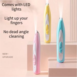 Clippers Pet Dog Timatore di toelettatore elettrico con lampada da toelettatura a led Pieto CAT CAME FACE PEACHE OR ORECCHI PACCHI