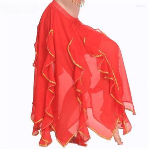 Stage Wear Lady Belly Dance Skirt Practice Half Dress Women Swing Ballroom Performance Training Dresses