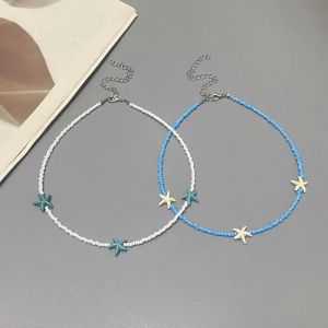 Necklaces Choker Necklace for Women Fashion Handmade Starfish Design Collar Neck Jewelry Gift for Friend Wholesale Jewelry dropshipping