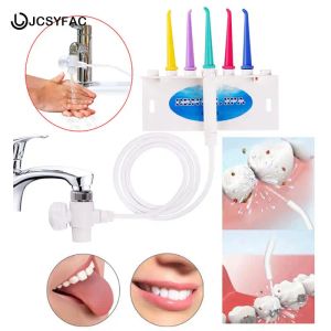 Köpfe 1Set oraler Irrrigator Gummi Spa Dental Wasserstrahl Flosser Zähne Zahnseide Zahnbürstensätze