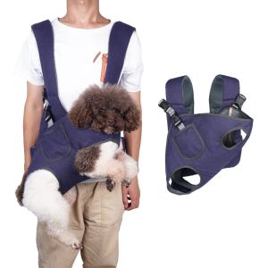 Bags Hundeträger Rucksack Verstellbare Outdoor -Haustierträger vor der Brust Känguru Bag Safety Welpen Reisetasche für kleine Hunde Walking Bag