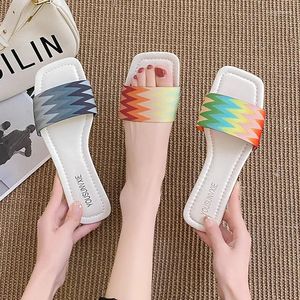 Slippers Women's 2024 Plus Size 42 Summer Shoes Fashion Open Toe Women Fasual Outdoor Beach для слайдов