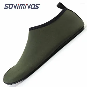 Sapatos casuais trilha minimalista feminina masculina correndo descalço |Caixa de dedo do pé largo zero água gota água rápida para nadar yoga