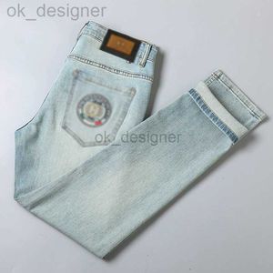 Herren Jeans Designer Jeans Herrenwaren Frühlings- und Sommerfüße elastische Freizeithosen Trend