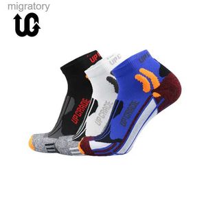 Calzini da uomo ugupgrad coolmax cotone calor a compressione calda traspirante adatto per lo sci da basket in bicicletta all'aperto YQ240423