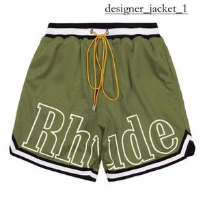 Pantaloncini da uomo rhude pantaloncini di alta qualità trCksuit pantaloni di moda di lusso di lusso sciolti e sprovini cmofortibili rhude cortometraggi da donna casual shorts a secco rapido 5026