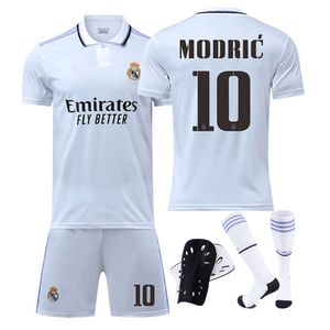 2223 Мадридская рубашка № 10 Modric 9 Benzema Childrens Training Match Team