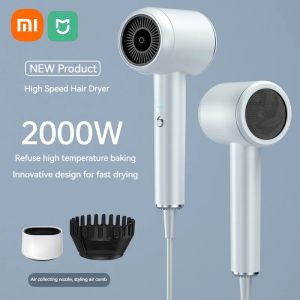 Secador xiaomi mijia novo secador de cabelo de alta velocidade cuidados de cabelo de cabelo de caba