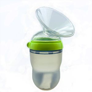 Enhancer Manual breast pump for widebore bottle integrated cover maternity products silicone baby bottle suction cup nipple