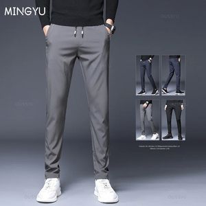 Autumn Thick Mens Jogging Sweatpants Drawstring Elastic Midje Casual Outdoor Training Fitness Sport Pants Running Trousers Mane 240412