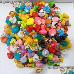 Bath Toys 50 Pack Rubber Duck för Jeep Toy Sortiment Bk Floater Dog ADT Pool Julfest gynnar födelsedagar gåva Drop Delivery BA Dhzer