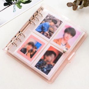 Album 100 fickor Fotoalbum 3/5 tum mini Bildfodral Namn Kort Storage Collect Book Photocard Binder Card Holder Scrapbooking