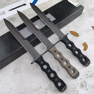 3 Modelle 185BK SOCP Festes Klingenmesser D2 gezackte Klinge Schwarze G10 Griffe Rettungslager Jagdmesser Taktische Kampfmesser 15600 15700 15500 15002 Werkzeug