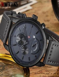 Curren Watch Mens Brand Luxury Quartz Orologio con appuntamento 8217 Cinta di pelle Fastto Sport Casual Sport Men Owatch Relogio7140928