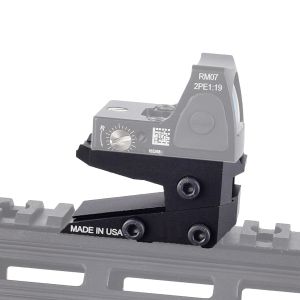 Zubehör Taktisches Metall Trijicon RMR einstellbare Höhenschlitten Riser Riser -Geltungsmontagadapter für AIM T01 T02 Red Dot Sehung