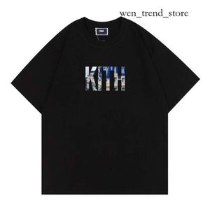 Kith Shirt Summer Designer Kith Футболка негабаритные мужчины Kith T Roomts Высококачественные Kith Casual Summer Kith Tees US Size S-xxl Kith Рубашка 226